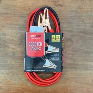 Booster Cables 8ft. New and compact